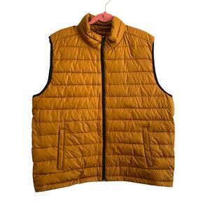 Aeropostale Remixed Down Vest 2 XL mustard yellow